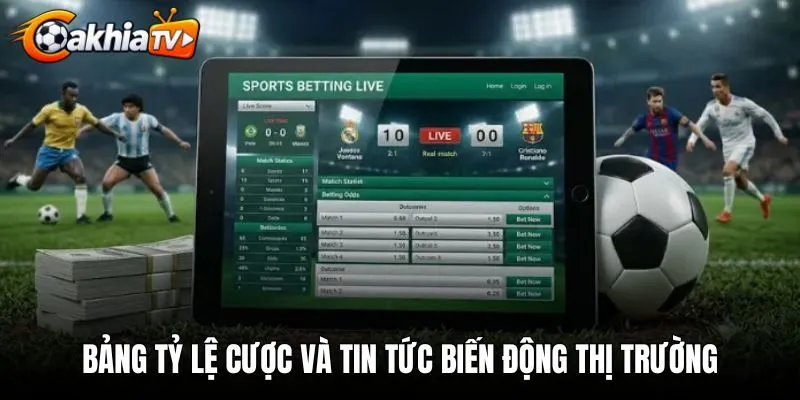 Bảng tỷ lệ cược và tin tức biến động thị trường