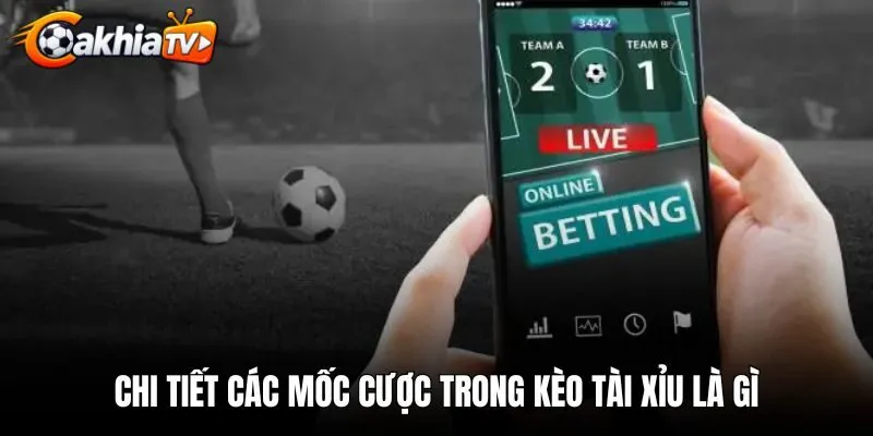 Chi tiết các mốc cược trong kèo tài xỉu là gì