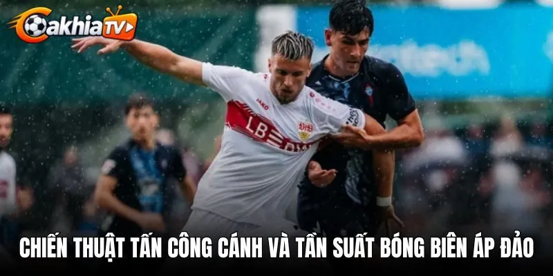 Chiến thuật tấn công cánh và tần suất bóng biên áp đảo