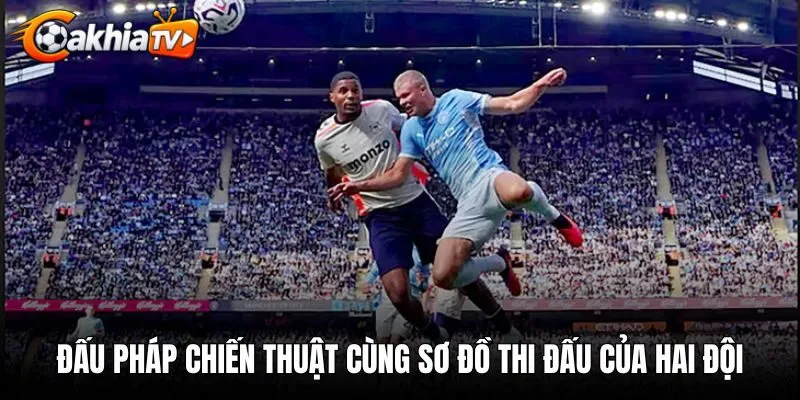 Đấu pháp chiến thuật cùng sơ đồ thi đấu của hai đội