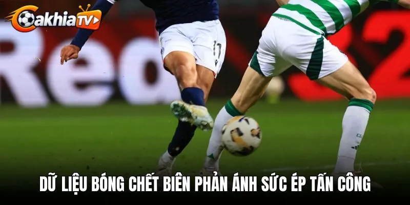 Dữ liệu bóng chết biên phản ánh sức ép tấn công
