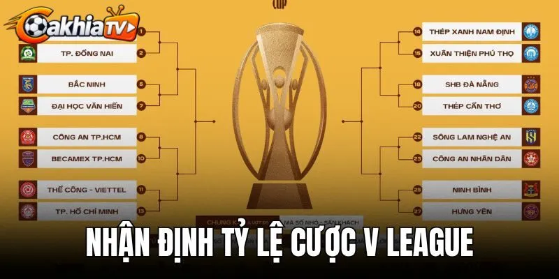 Nhận Định Tỷ Lệ Cược V League - Dự Đoán Kèo Chuẩn Xác