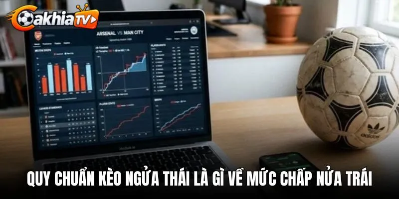 Quy chuẩn kèo ngửa thái là gì về mức chấp nửa trái